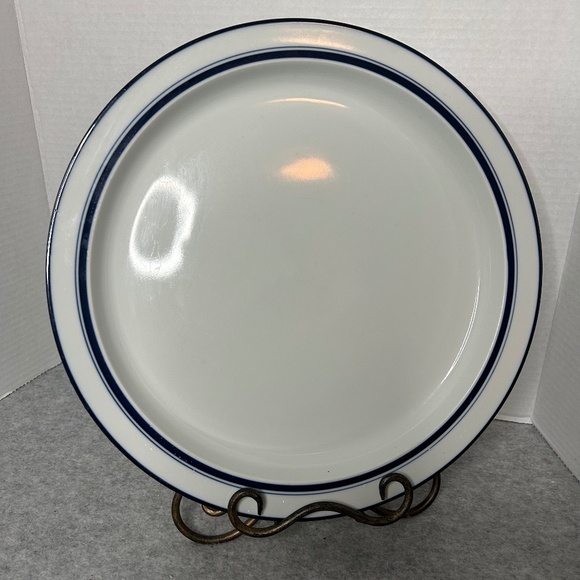 Dansk Bistro Niels Refsgarrd Christianhaven Blue Serving Platter Chop Plate 13” - Picture 1 of 4